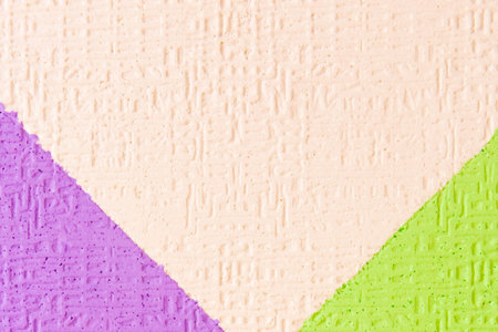 Purple Lilac Light Green Color Abstract Design Geometry Material Blank Background.