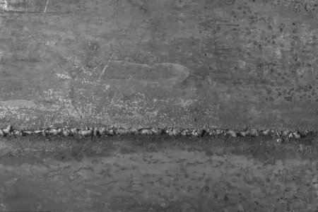 Process welding work slag industry steel gray metal work texture background.