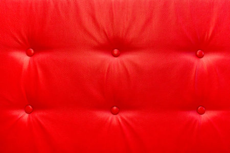 Sofa leather red upholstery texture background furniture luxury abstract button pattern style decor...