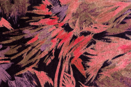 Abstract Old Vintage Pattern Fabric Color Pink Background Texture.の写真素材