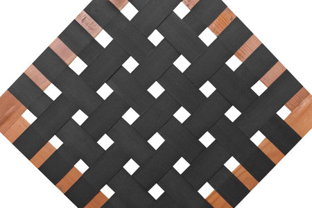 Mesh Black Grid Old Vintage Stretched Fabric Material Abstract Square Pattern Texture Background...