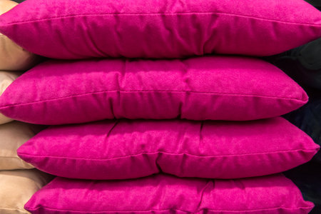 Fabric pink material color textile object vintage sample background design.の写真素材