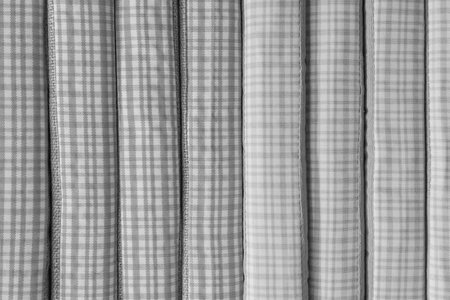 Pillow set gray object comfortable textile fabric background design gray vintage.の写真素材