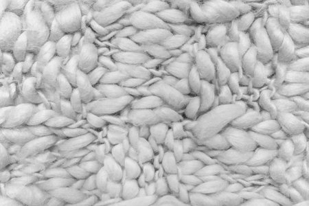 Fabric thread braid texture white knit pattern fiber material background textile woven.