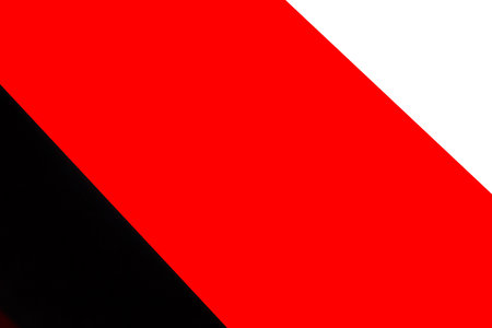 Red, white and black abstraction design modern blank empty pattern lines stripes.の写真素材