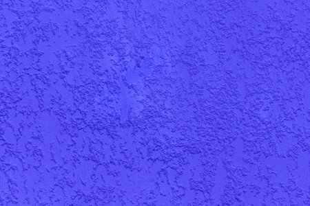 Blue Abstract Pattern Paint Wall Texture Background Surface Backdrop Plaster Stucco Structure.の写真素材