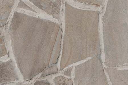 Stone Pattern Solid Texture Surface Floor Wall Background Pattern Rock Coarse Mosaic Close Up.