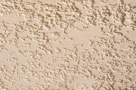 Light Cream Peach Color Plaster Wall Texture Background Cement Concrete Rough Stucco Hard Solid.の写真素材