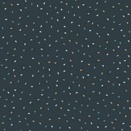 Little triangles confetti seamless patternのイラスト素材