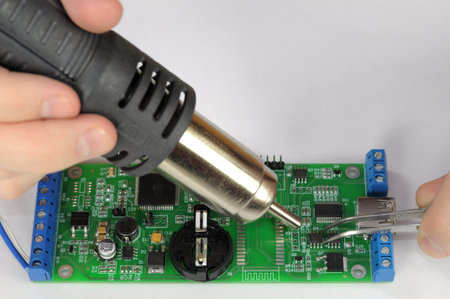 Heater chip soldering printed circuit board