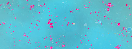 close-up abstract background with colorful drops