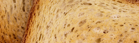 close-up slice of bread background