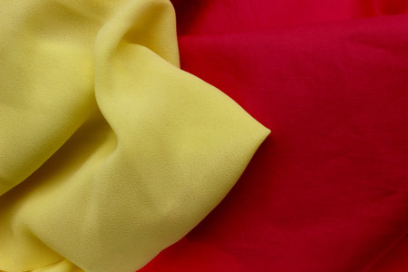 close-up colored fabric texture backgroundの写真素材