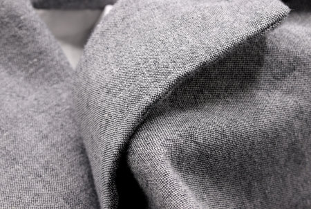 close-up black and white fabric texture background