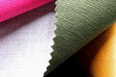 close-up colored fabric texture background