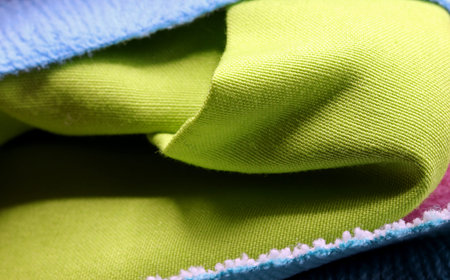 close-up colored fabric texture background