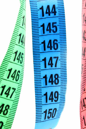 measuring tape isolated on white background