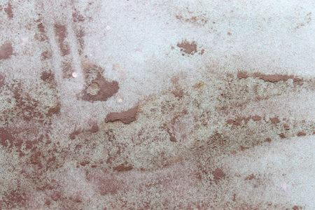 brown spots on an old dirty paper