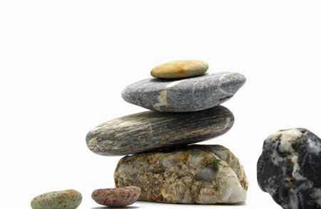 natural stone texture isolated white background