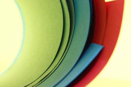 abstract shape of colorful paper backgroundの写真素材