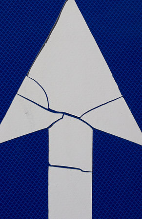 traffic sign background with arrows