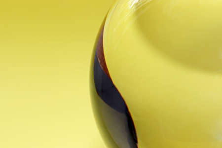 close-up abstract background with glass ballの写真素材