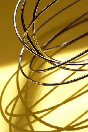 close up abstract metallic wireの写真素材
