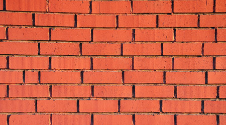 old red brick wall background