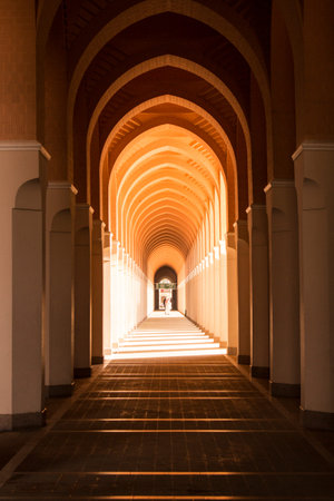 Medina/Saudi Arabia - May 09, 2014: Abiar Ali Mosque, Masjid-u-Shajarah is one of several Miqats for Muslims on pilgrimage to Mecca for umrah ,7 km outside Medinaのeditorial素材