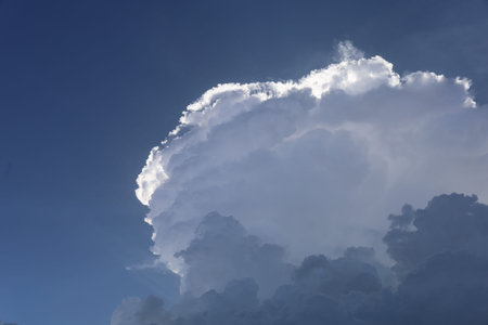 Clouds are composed of elements of this image furnished by NASA.