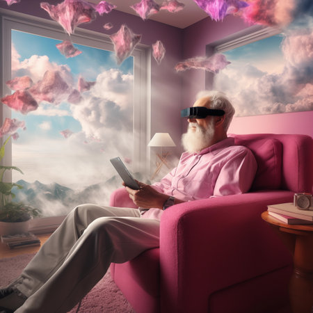 Aging Adventurer: Breaking Free with Virtual Reality Explorationの素材