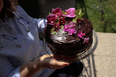 he desserts are always beautifully presented and this increases the desire to eat