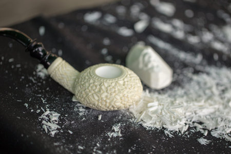 meerschaum pipe and trinkets made eskiÅŸehir turkey