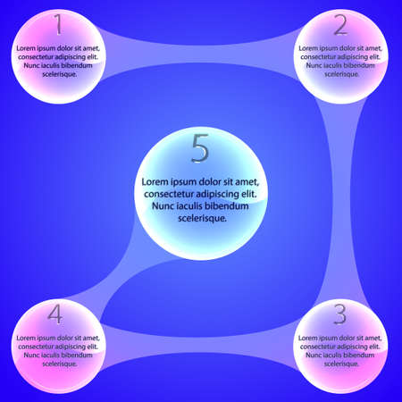 infographic metaballのイラスト素材