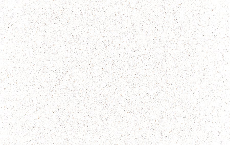 Coffee or chocolate powder, flying dust particles. Seamless white paper texture with brown dust particles. Cardboard paper gritty texture. Crushed granules of sand or brown sugar. Vector illustrationのイラスト素材