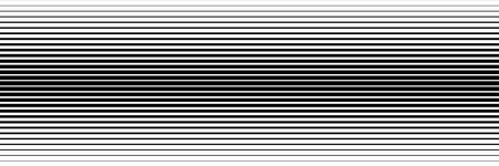 Geometric pattern of black lines on a white background. Half tone gradient line pattern. Monochrome faded halftone black horizontal lines. Striped gradient wallpaper drawn in ink. Vector illustration.のイラスト素材