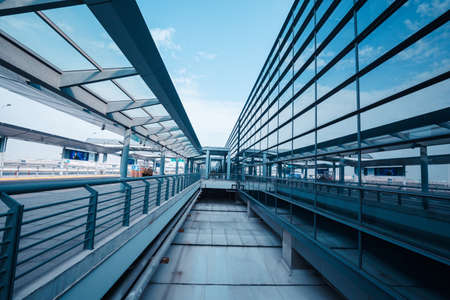Shanghai Airport externalのeditorial素材