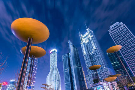 Shanghai urban landscapeのeditorial素材