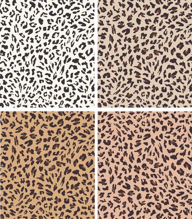 leopard seamless pattern design . vector illustration backgroundのイラスト素材