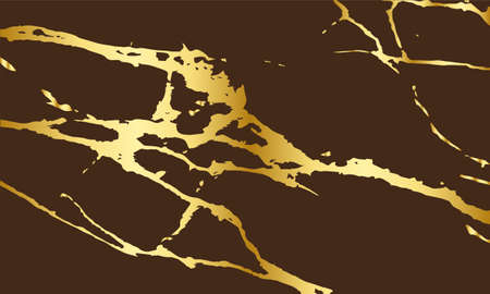 marble texture with gold pattern for backgroundのイラスト素材