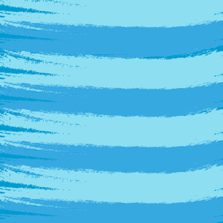 Creative watercolor brush stripes pattern. Blue paintbrush lines horizontal seamless texture for background.のイラスト素材