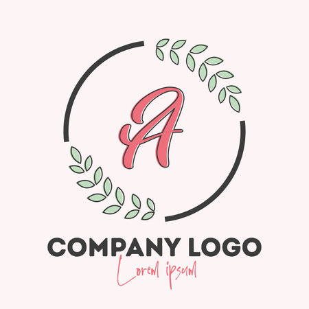 a feminine logo collections template - vectorのイラスト素材