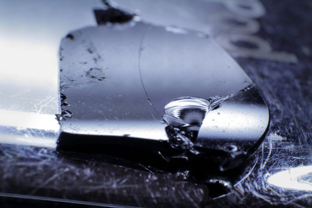 Broken Black Glass