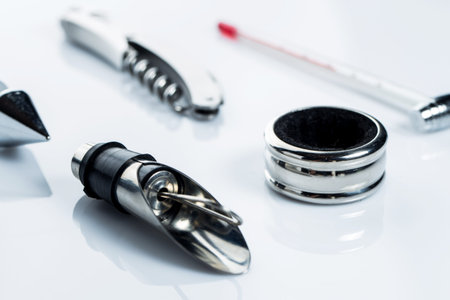 Different accessories for wine の写真素材