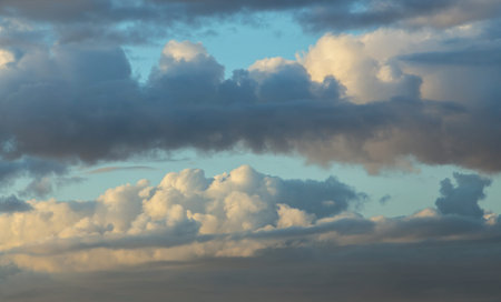 Beautiful clouds on the sky