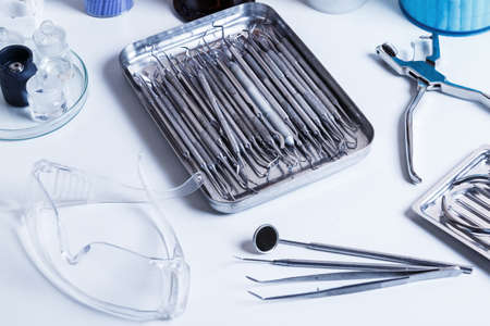 Workplace in dentist cabinetの写真素材