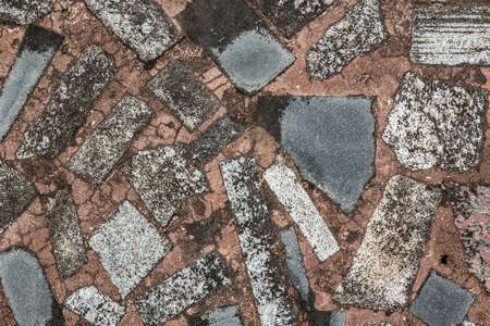 Background of old stone wallの写真素材