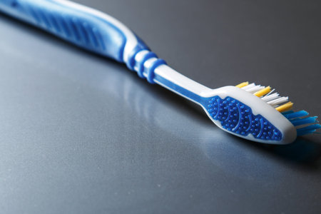 Close up of colorful toothbrush