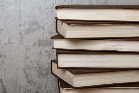 Old books from one seriesの写真素材