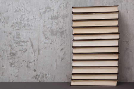 Old books from one seriesの写真素材